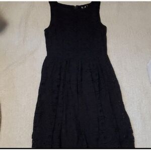 Nwot Black Lace Dress Sz M